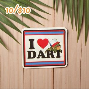 “I ♥ Dart” Sticker – Glossy Stranger Things Inspired Vinyl
